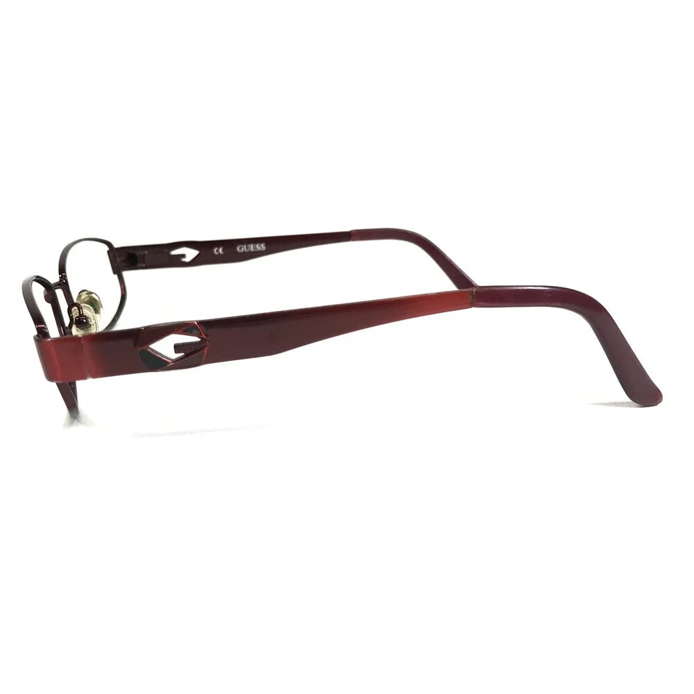 Guess Eyeglasses Frames GU2214 BU Red Rectangular Full Rim 51-18-135